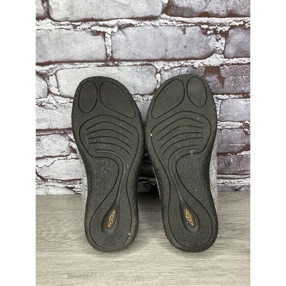 Keen Gray Fleece Lining Comfort Wool Slip On Gum Mules Shoes Women 7M US/37.5EU - Picture 9 of 16